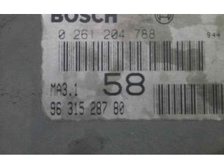 Řídící jednotka 9631528780, 0261204788   Peugeot 106 1998