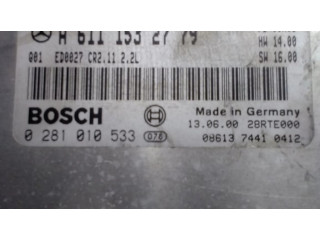 Řídící jednotka A6111532779, 0281010533   Mercedes-Benz E W210 2002
