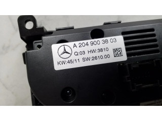 Модуль блока управления кондиционером A2049003803   Mercedes-Benz C W204