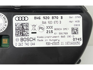 Přístrojová deska  Audi A5 2019 8W6920870B, 0263740044  