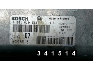 Řídící jednotka 0281010252   Peugeot 406 2001