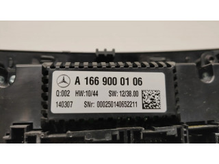 Модуль блока управления кондиционером A1669000106   Mercedes-Benz ML W166