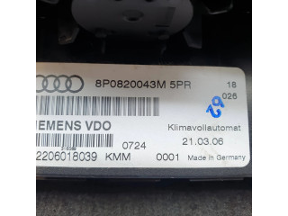 Блок управления климат-контролем 8P0820043M   Audi A3 S3 A3 Sportback 8P