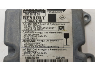 Блок подушек безопасности 550803800, 7700437471B   Renault Scenic I