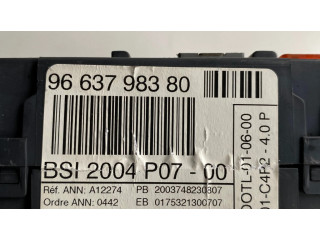   Pojistková skříňka 9663798380, 0175321300707   Citroen Jumpy 2008