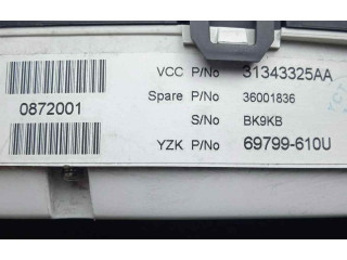 Přístrojová deska  Volvo XC60 2011 1.CONECTOR  