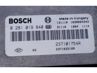 Řídící jednotka 237101754R, 0281019840   Nissan Primastar 2014