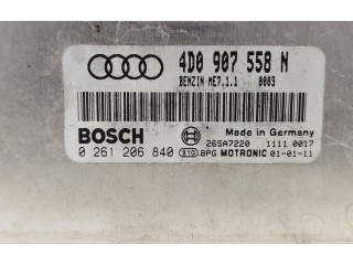 Блок управления двигателя 4D0907558N, 0261206840   Audi A8 S8 D5