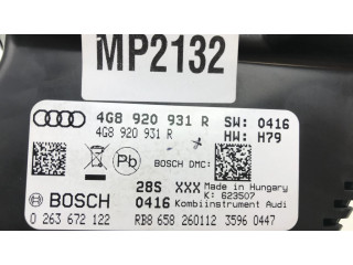 Přístrojová deska  Audi A7 S7 4G 2012 4G8920931R, 0263672122  