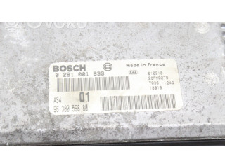 Блок управления двигателя 0281001839, 9630059880   Citroen Saxo