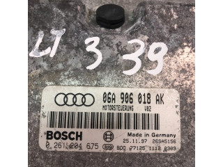 Блок управления двигателем Блок управления 06A906018AK, 0261204675   Audi A3 S3 8L