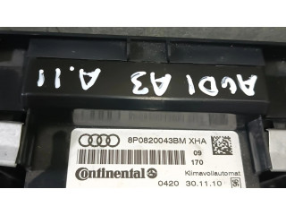 Блок управления климат-контролем 8P0820043BM, MANDOCLIMATIZADOR   Audi A3 S3 8P