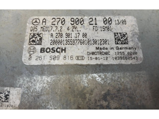 Řídící jednotka A2709002100, 0261S09816   Mercedes-Benz A W176 2015
