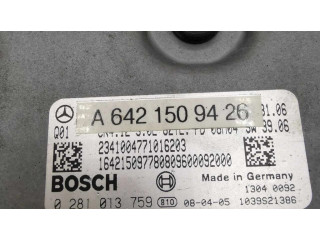 Блок управления двигателя A6421509426, 0281013759   Mercedes-Benz R W251