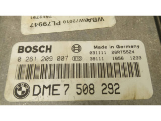 Řídící jednotka 7508292, 0261209007   BMW 3 E46 2003