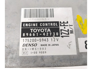 Řídící jednotka 8966142730, 1752005943   Toyota RAV 4 (XA10) 2001