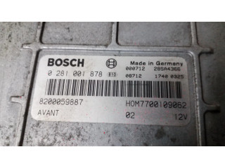 Блок управления двигателя 0281001878, 820059887   Renault Kangoo I