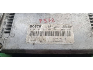 Řídící jednotka 0281011324, 8200309316.   Renault Laguna II 2003