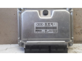 Блок управления двигателя 4B2907401J, 0281010822   Audi A4 S4 B6 8E 8H