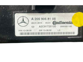 Блок управления климат-контролем A2059058105, A2059054706   Mercedes-Benz C W205