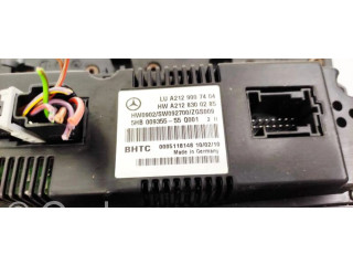 Блок управления климат-контролем A2129007404   Mercedes-Benz E W212
