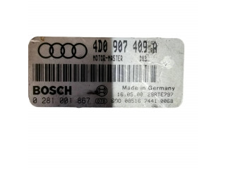 Блок управления двигателя 4D0907409A, 28RTE797   Audi A8 S8 D3 4E