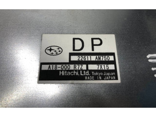 Řídící jednotka 22611AM750, A18000R7Z   Subaru Impreza III 2008