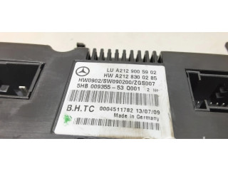 Блок управления климат-контролем A2129005902, A2128300285   Mercedes-Benz E W212