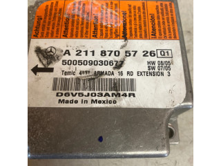 Блок подушек безопасности A2118705726, 500509030677   Mercedes-Benz CLS C219