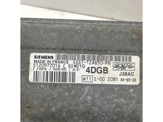 Блок управления двигателя 4S6112A650PB, S120977016C   Mazda 2