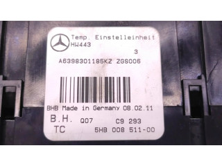 Блок управления климат-контролем A6398301185, 5HB00851100   Mercedes-Benz Vito Viano W639