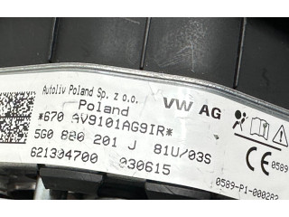 Volant Volkswagen Polo VI 2019 6C0419091BH, 5G0880201J  