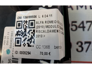 Блок управления климат-контролем 156099936, 156099936   Alfa Romeo Giulietta