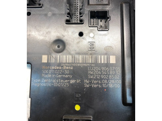   Pojistková skříňka 2049060705, 5DK01102230   Mercedes-Benz C W204 2010