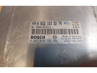 Řídící jednotka 0281010796, A6121533279   Mercedes-Benz ML W163 2001
