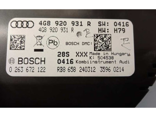 Přístrojová deska  Audi A7 S7 4G 2012 4G8920931R, 0263672122  