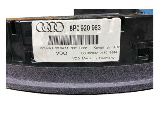 Pojistková skříňka Спидометр (приборный щиток) 8P0920983, 81071521   Audi A3 S3 A3 Sportback 8P 2005