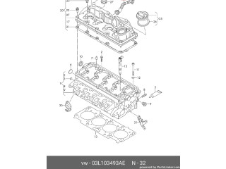 Интеркулер  03L103493AE   Volkswagen Touran II 