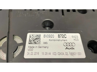 Панель приборов 8V0920872C, 1655011301   Audi A3 S3 8V       