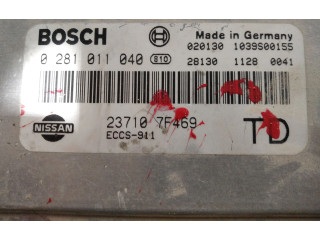 Řídící jednotka 0281011040, 237107F469   Nissan Terrano 2002