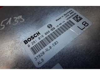 Блок управления двигателя 37820RL0E03, 0281016088   Honda Accord