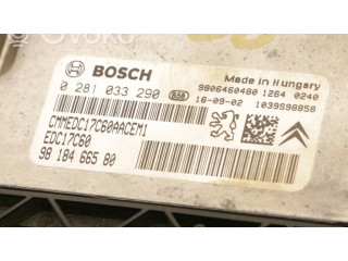 Řídící jednotka 0281033290, 9818466580   Peugeot 3008 II 2016