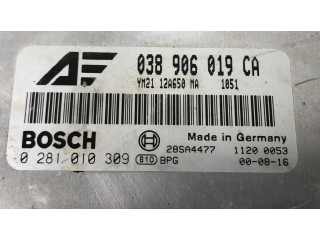 Блок управления двигателя 038906019CA, 0281010309   Ford Galaxy