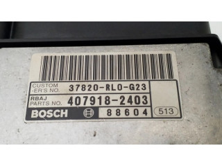 Блок управления двигателя 37820RL0G23, 0281015301   Honda Accord