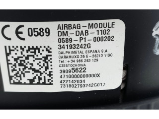 Подушка безопасности водителя 39095622, 34193242G   Opel Insignia B