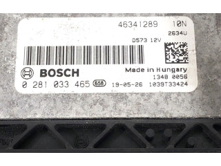 Блок управления двигателем ECU 463412890281033465   Fiat Doblo