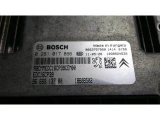 Блок управления двигателя 0281017866, 9666913780   Citroen C-Crosser