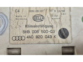 Блок управления климат-контролем 4A0820043K, 5HB00650003   Audi A6 S6 C4 4A