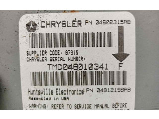 Блок подушек безопасности 04812198AB, TMD048010341F   Chrysler Stratus