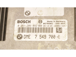 Řídící jednotka 7549700, 0261209092   BMW 7 E65 E66 2005